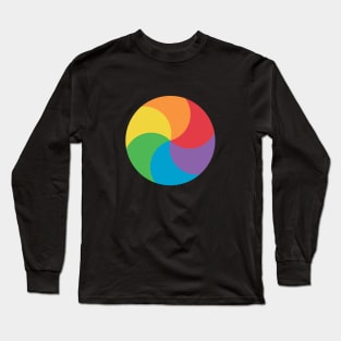 Pinwheel Beachball Long Sleeve T-Shirt